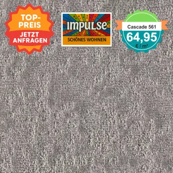 Nahaufnahme der Tip-Sheared-Oberfläche von Girloon Cascade 561 – Veloursstruktur